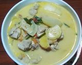 รูปขั้นตอนการทำที่ 7 ของ ต้มกะทิไก่ใส่ฟัก