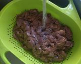 A picture of step 2 of Lemony liver.