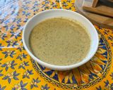 Une image de l'étape 11 de Marinade moutarde ail chèvre basilic au bouillon de champignons.