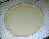 A picture of step 6 of Quad Cities style Pizza Dough.