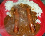 A picture of step 6 of Hawaiian Chilli Dogs, super easy.