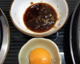 รูปขั้นตอนการทำที่ 1 ของ ข้าวเช้าวาซาบิโชยุปลาแห้งไข่แดง
