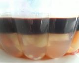 Foto langkah ke 9 dari resep Puding Buah Cocktail Lapis Cokelat.