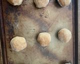 A picture of step 6 of Brown Butter peanut butter cookies.