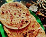 A picture of step 5 of Paneer Dates Poli.
