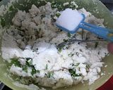 A picture of step 8 of Sabudana and Bhagar Appe.
