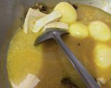 Foto langkah ke 6 dari resep Opor 3T (Telur, Teri, Tahu).