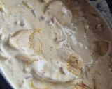 Une image de l'étape 2 de Escalopes de poulet façon carbonara.