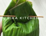 Foto langkah ke 3 dari resep Nasi bakar ayam suwir pete.