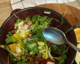 A picture of step 3 of Thai style Asian salad.