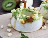 Foto do passo 5 de Pudim de Kiwi, Maçã e Caramelo