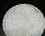 A picture of step 1 of Sabudana Peanut Pulao.