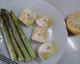 Foto del paso 3 de la receta: Rigatonis rellenos de Brie con salmón y verduras