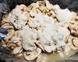 A picture of step 5 of Crockpot Mushroom 🍄 Chicken 🐔 with Spinach.