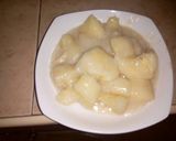 A picture of step 5 of Coconut cassava (Muhogo wa nazi).
