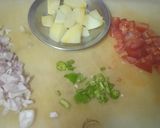 A picture of step 2 of Sev Puri.