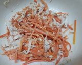รูปขั้นตอนการทำที่ 3 ของ แครอทสันในไก่สลัดมายองเนส