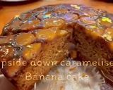 A picture of step 10 of Upside down caramelised banana cake.
