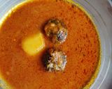 A picture of step 7 of Palak panner kofta.