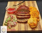 A picture of step 6 of Delish meat loaf.