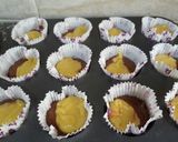 A picture of step 6 of Chocolate vanilla muffins.