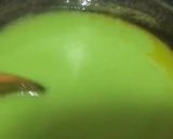 Foto langkah ke 3 dari resep Green Egg fluor Pudding (Pudding Terigu).