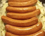 A picture of step 2 of Bangers and Mash Dinner.