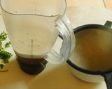 A picture of step 1 of Kokum rasam with coconut milk.