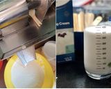 A picture of step 2 of Coconut Popsicles.