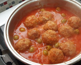 Foto del paso 7 de la receta: Albóndigas con tomate en airfryer y cazuela