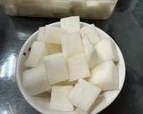 韓式水蘿蔔泡菜（炸雞的好搭檔）的食譜步驟3照片