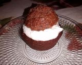 Túrós krémmel töltött kakaós kosárkák muffinsütőben sütve recept fázis 5 fotója