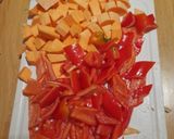 A picture of step 3 of Easy sweet potato and pointed pepper soup.
