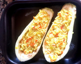 Foto del paso 4 de la receta: Zapallitos y berenjenas rellenas de arroz y tofu