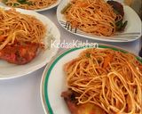 A picture of step 9 of Vegetable Pasta.