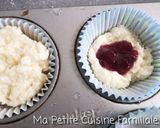Une image de l'étape 2 de Petits moelleux et confiture de framboise.
