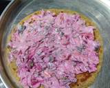 Purple roti pizza recipe step 2 photo