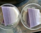 Foto langkah ke 9 dari resep Puding Ombre Ubi Ungu.