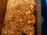 Vasito de tarta de queso naranja