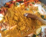 Currys zöldség (vegán) recept fázis 3 fotója