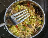 Foto del paso 3 de la receta: 🍔🥦🍄Medallones de brócoli, champiñón y avena - Hamburguesas vegetales🍄🥦🍔