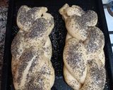Foto del paso 4 de la receta: Pan jalá trenzado