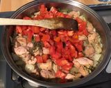 Une image de l'étape 8 de Araignée de porc marinée thym,citron et poivre vert frais & sautée tomates et oignon.