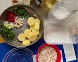 Foto langkah ke 1 dari resep Tofu udang Oats.