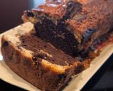 Une image de l'étape 8 de Cake marbré au chocolat noir.
