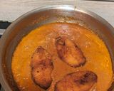 A picture of step 7 of Goan fish curry.