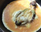 Foto langkah ke 3 dari resep Terong Bakar Telur Dadar.