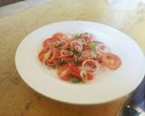 A picture of step 4 of Kachumbari.