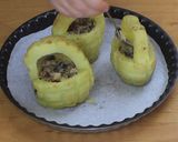 Foto del paso 7 de la receta Cestas de patata con bacón y champiñones