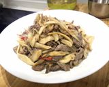 杏鮑菇炒牛肉的食譜步驟4照片